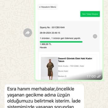 Tuba Butik'ten İade Çıkmazı: Paramı Geri Alamıyorum!