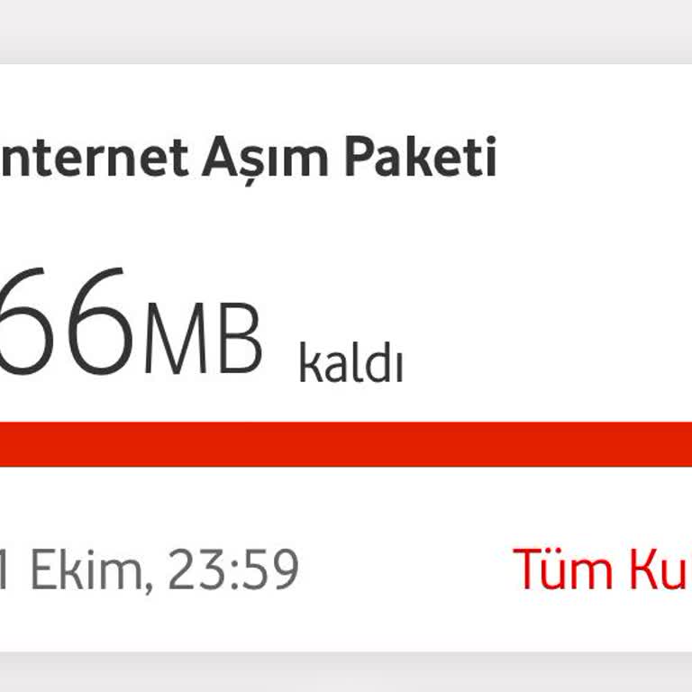 Vodafone Haksız İnternet Ücreti Ve Yetersiz Müşteri Hizmeti