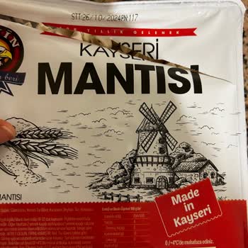 Paketli Mantıda Küflenme Sorunu
