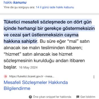 Defolu Ürün Ve İade Sorunu Yaşıyorum