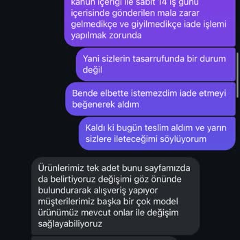 Defolu Ürün Ve İade Sorunu Yaşıyorum