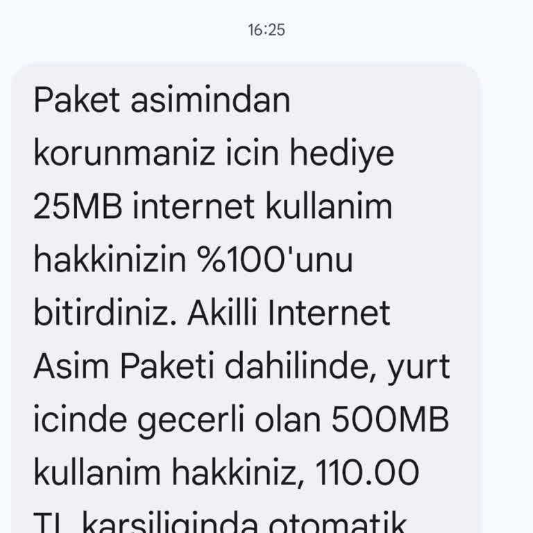 Yüksek İnternet Aşım Ücretleri Ve Onaysız Faturalandırma