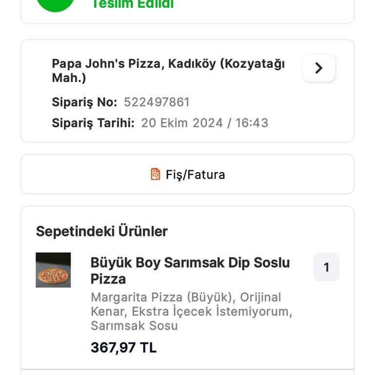 Eksik Teslimat Ve Suçlama