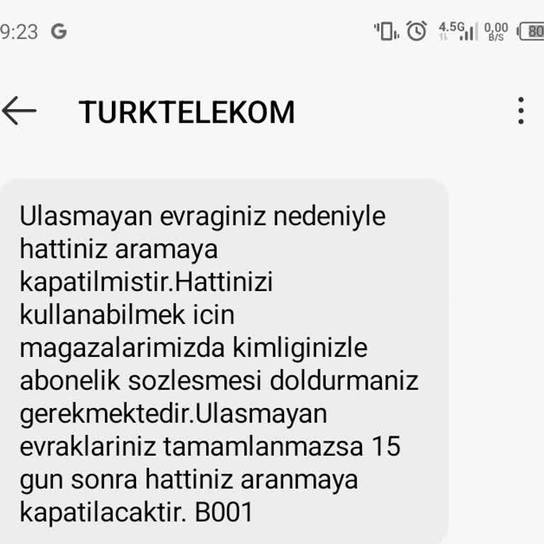 Türk Telekom'da Evrak Krizi: Hattım Neden Kapandı?