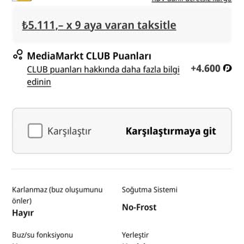 Media Markt Puan Sorunu