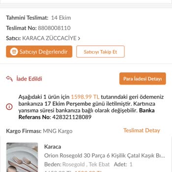 Karaca Ürün Paketleme Sorunu Ve Memnuniyetsizlik