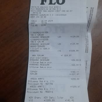 Kısa Sürede Deforme Olan Ayakkabı