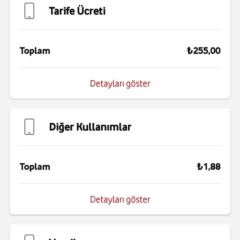 Vodafone Faturasında Beklenmedik Yüksek Ücret