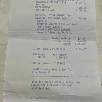 Ek Garantili Üründe Arıza: Değişim Sorunu