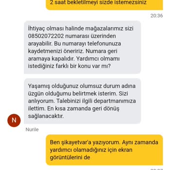 Yanlış Ürünler Ve Yetersiz Müşteri Hizmetleri