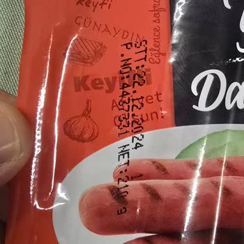 Eksik Paketlenmiş Sosis Şikayeti
