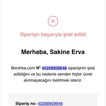 Sipariş İptali Ve Hesap Kapatma Şoku