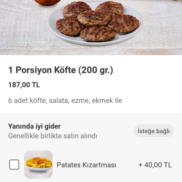 Yemek Sepeti'nde Hayal Kırıklığı: Pişmemiş Köfte Sorunu