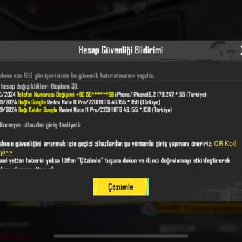 Hesabımda Yetkisiz Erişim Ve Yanlış Telefon Numarası Sorunu