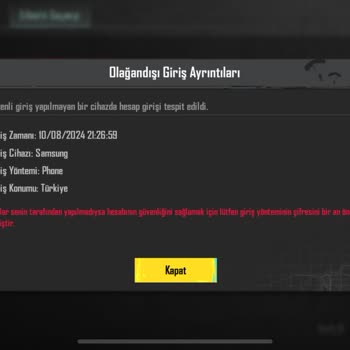 Hesabımda Yetkisiz Erişim Ve Yanlış Telefon Numarası Sorunu