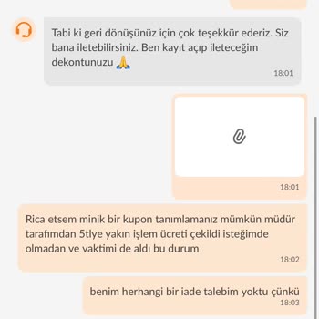 Hatalı İade Ve Müşteri Hizmetleri İlgisizliği