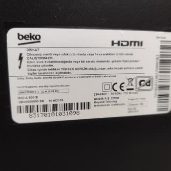 Beko Televizyonda Kronik Yatay Çizgi Sorunu