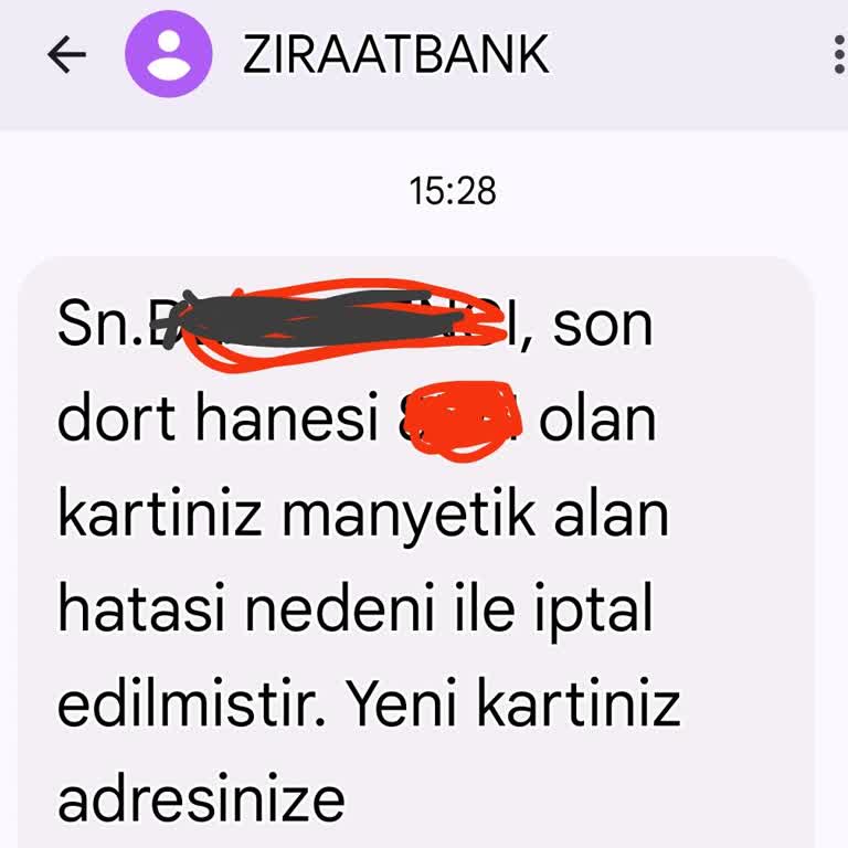 Ziraat Bankası Kart İptali Ve Yetersiz Bilgilendirme Mağduriyeti