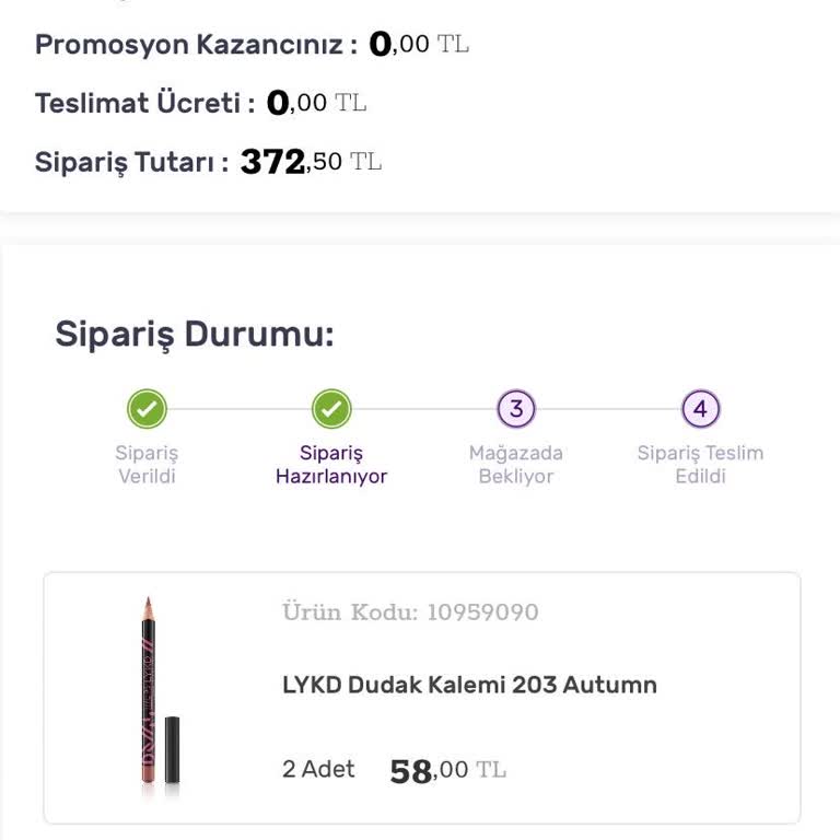 Gratis Siparişim 13 Gündür Hazırlanmadı Ve Bilgilendirme Yok