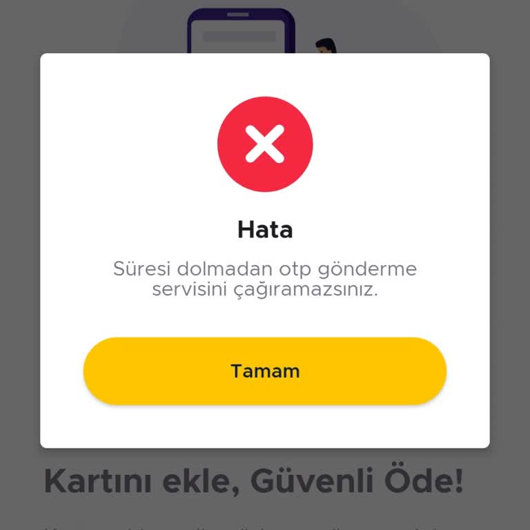 Masterpass İle BiTaksi'de OTP Sorunu