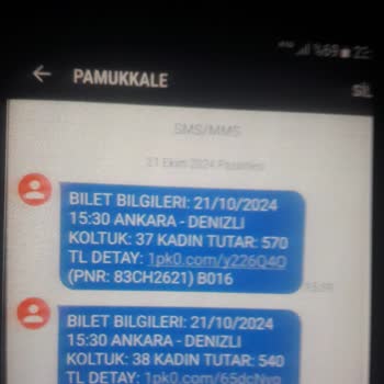 Pamukkale'de Bilet Yanlışlığı Ve Mağduriyet