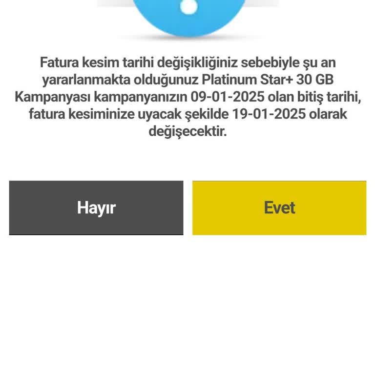 Fatura Kesim Tarihi Değişikliği Sorunu