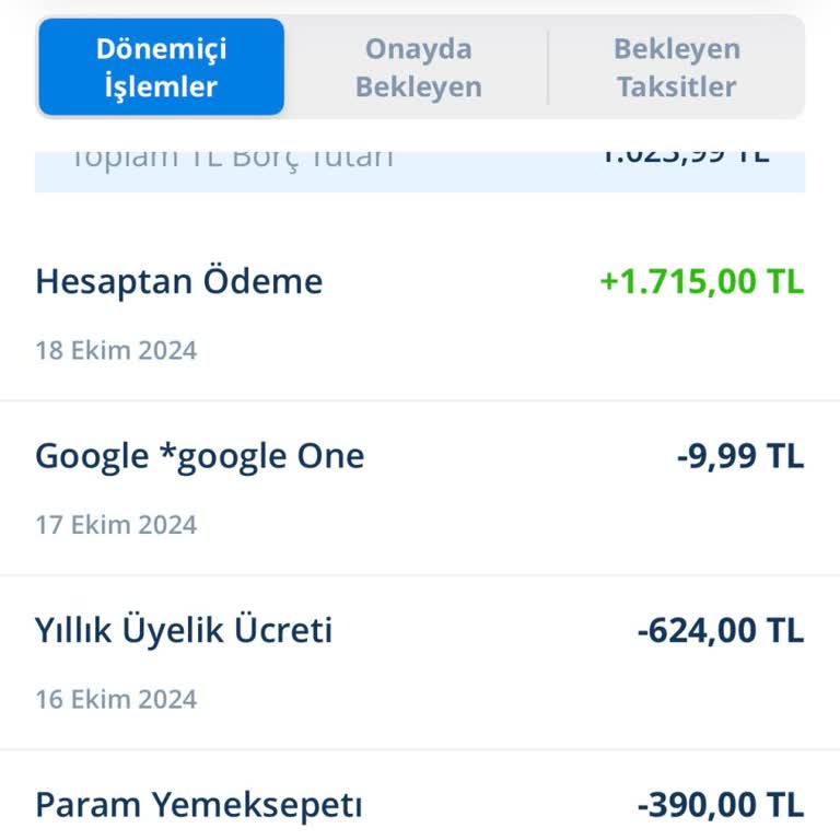Yıllık Üyelik Ücretinin İadesi Talebi