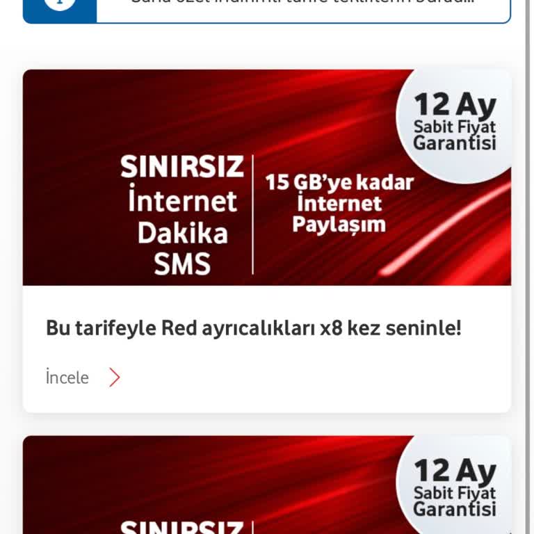 Vodafone'un Yeni Tarife Bekletmesi Ve Müşteri Hizmetleri Sorunu