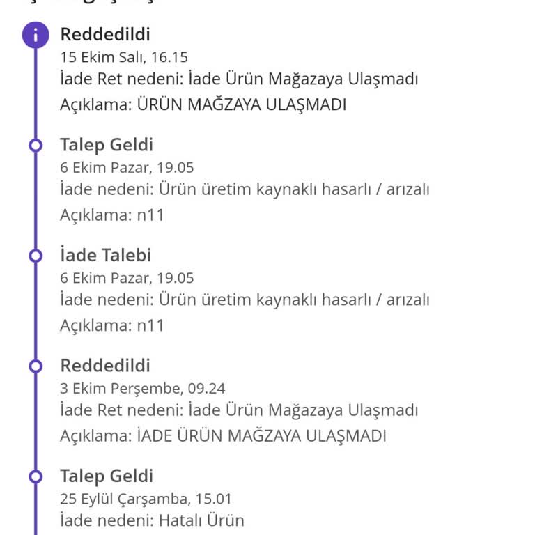 N11 İade Sürecinde Yaşanan Sorunlar