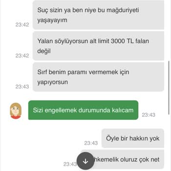 Yanıltıcı Alt Limit Bilgisi Ve Hesap Engeli