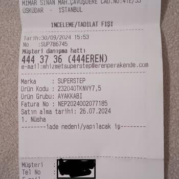 Ayakkabı Deformasyonu Ve Yetersiz Müşteri Hizmeti