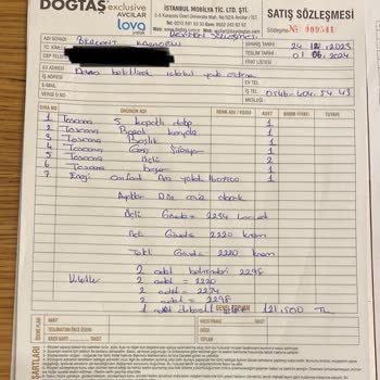 Doğtaş Mobilya Teslimatında Büyük Hayal Kırıklığı