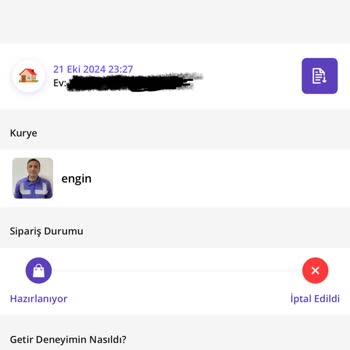 İzmit Getir İle Sipariş Sorunları