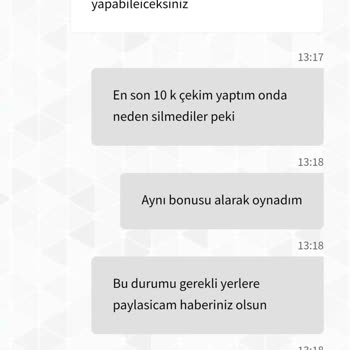 Bonus Kazancım Haksız Yere İptal Edildi