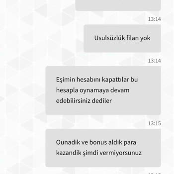 Bonus Kazancım Haksız Yere İptal Edildi
