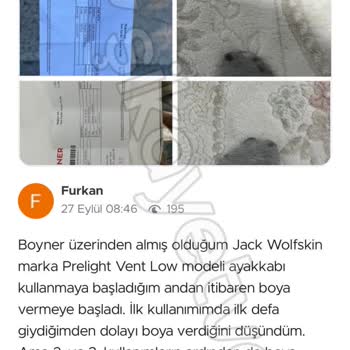 Boyner'den Aldığım Ayakkabının Boya Sorunu Çözülemiyor!