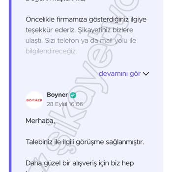 Boyner'den Aldığım Ayakkabının Boya Sorunu Çözülemiyor!