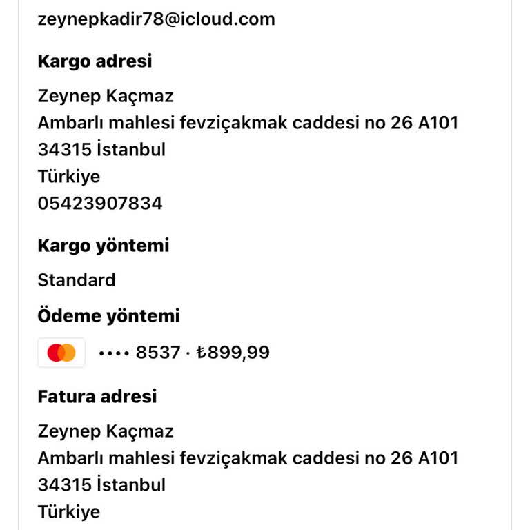 Sipariş Bilgisi Ve İletişim Eksikliği