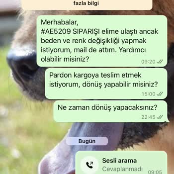 İletişim Eksikliği Ve Kalitesiz Ürün Sorunu