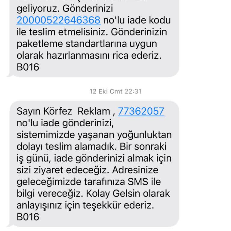 Söz Verip Gelmeyen Kargo Kabusu