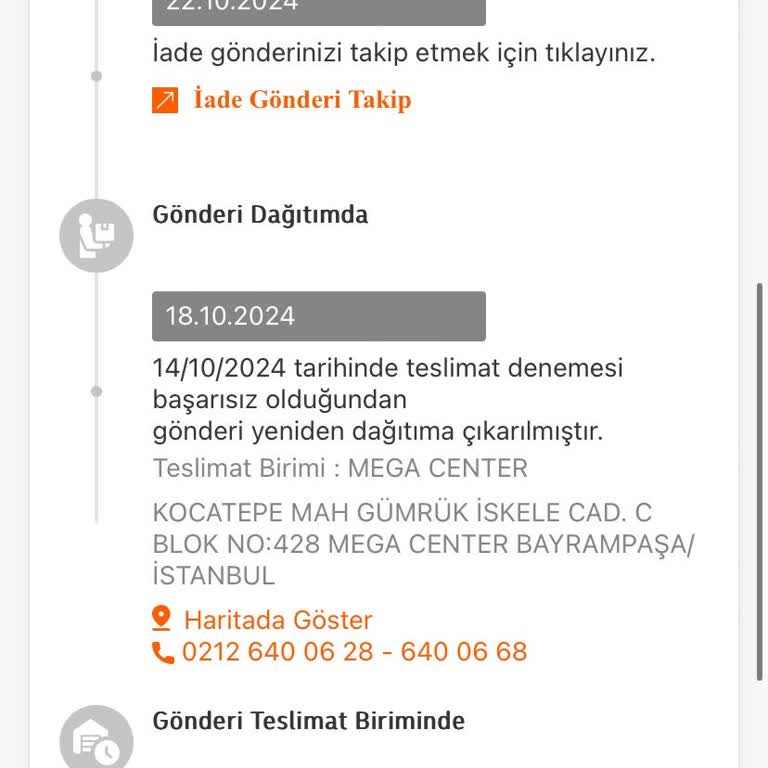 Kayıp Kargo Ve Yanıltıcı Bilgilendirme