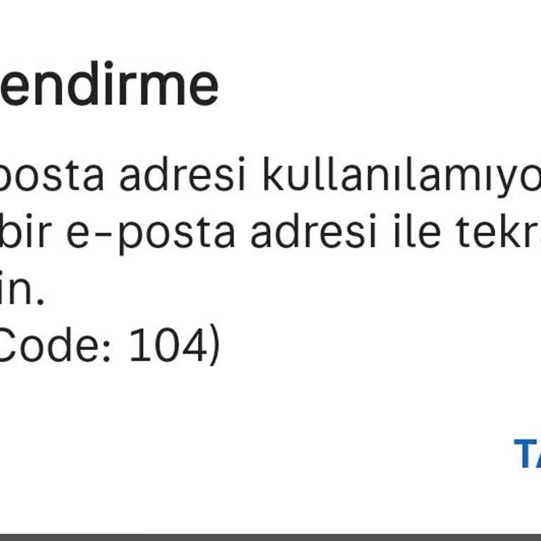 E-Devlet Hesabına Giriş Sorunu Ve Hata Kodu 104
