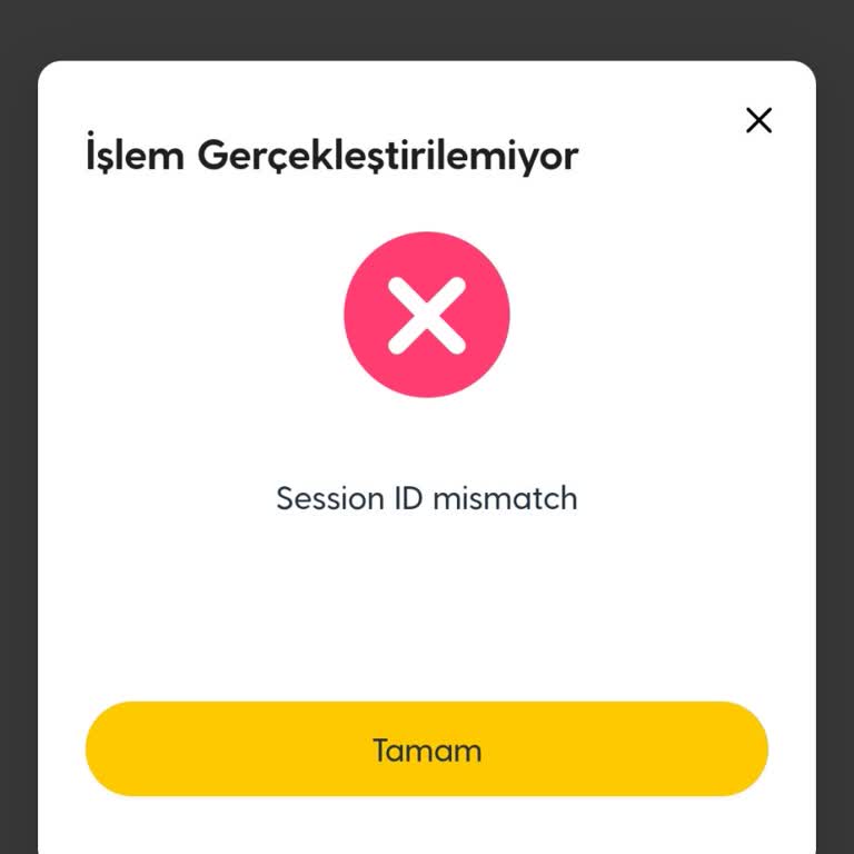 Turkcell Biz Uygulamasında Sürekli Session ID Hatası
