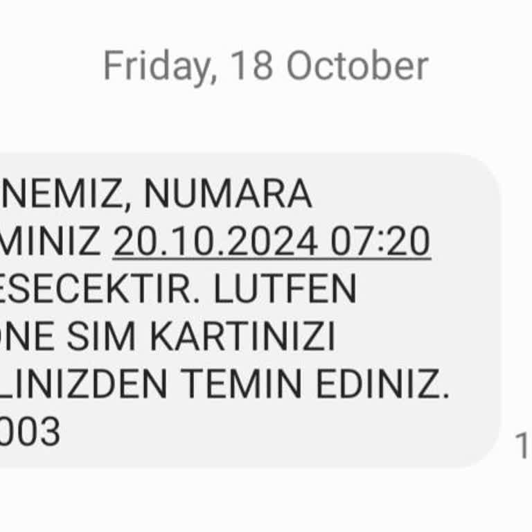 Kurumsal Hat Aktivasyonu İçin Yetersiz Destek