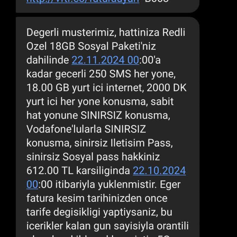 Vodafone Taahhüt Yenilemesi Ve Fahiş Fatura Sorunu