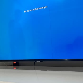 Samsung TV'de Kronik Sorunlar Ve Yüksek Tamir Ücreti!