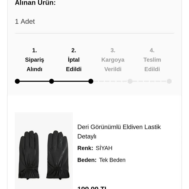 Stok Kontrolü Eksikliği Ve İptal Edilen Sipariş