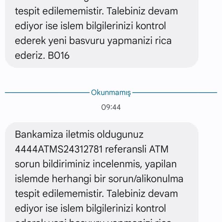 ATM Para Yutma Ve Eksik Yatırım Sorunu