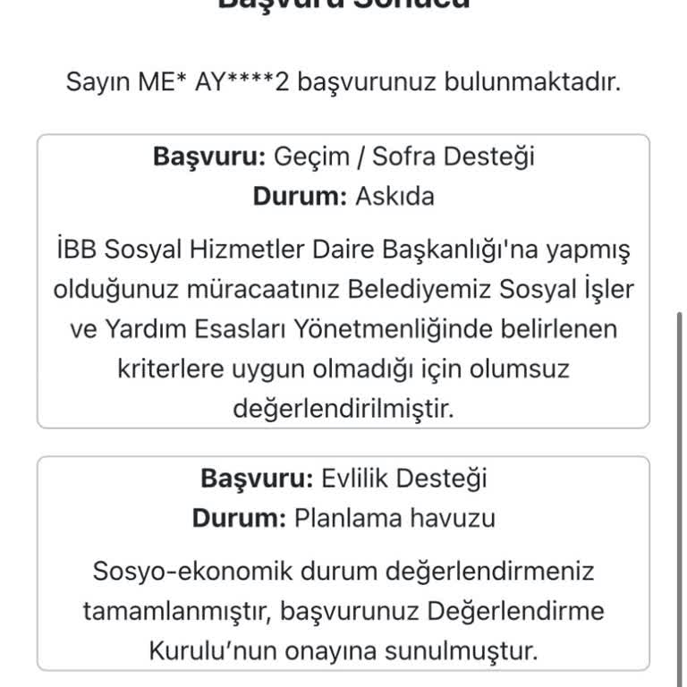 Evlilik Destek Paketi Başvurumuzun Gecikmesi