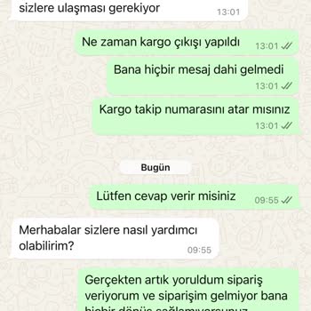 Sipariş Gecikmesi Ve İletişim Sorunu